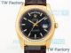 TW Factory Replica Rolex Day-Date II 36MM Black Dial Yellow Gold Case Watch  (2)_th.jpg